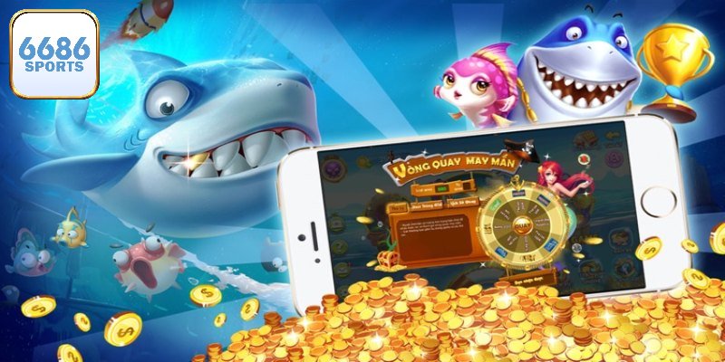 Giao diện cực bắt mắt của bắn cá 6686bet