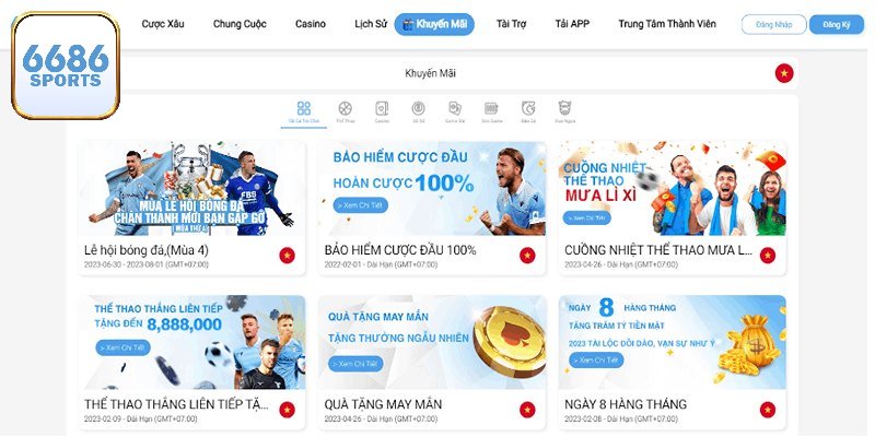 Lý do không nên bỏ qua khuyến mãi 6686bet