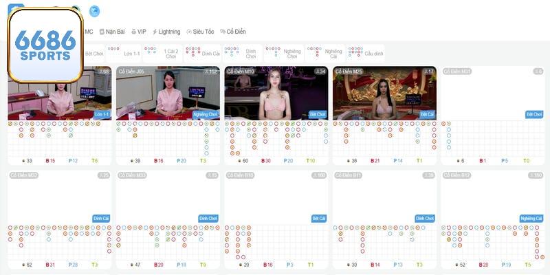 Trải nghiệm game casino với phiên bản livestreams hấp dẫn