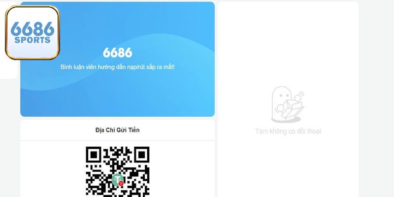 Nạp rút tiền dễ dàng khi truy cập vào 6686bet